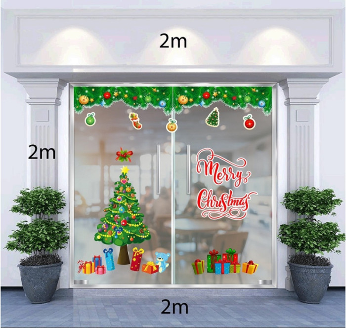 Decal dán tường Decal Combo Noel N4