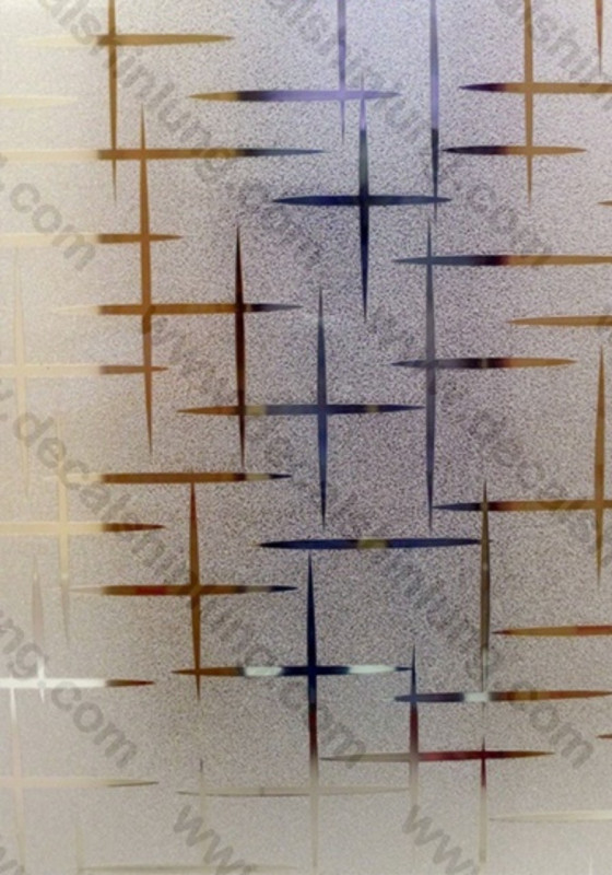 Decal dán tường Dán kính 3d Ngôi sao