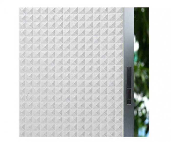 Decal dán tường Decal dán kính hình lập phương mờ