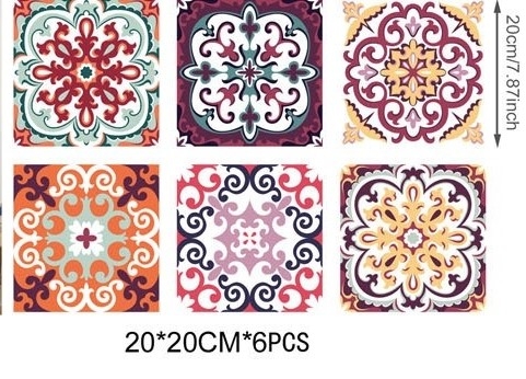 Decal dán tường Decal dán tường decal giả gạch 34, có sẵn keo, trang trí quán trà sữa, tại TPHCM