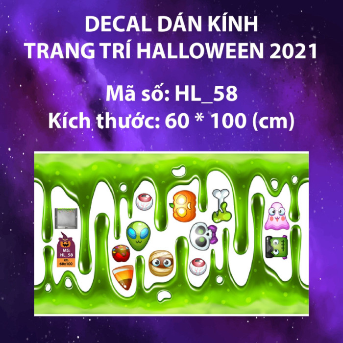 Decal halloween dây treo 2021 - 4