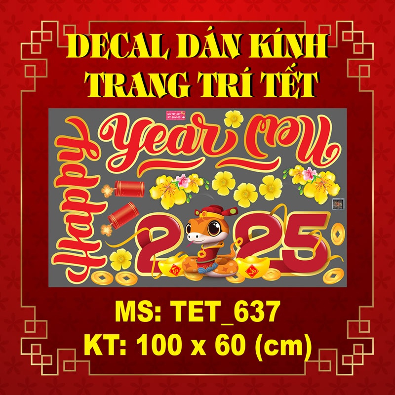 Decal tết 2025 -Tết 637