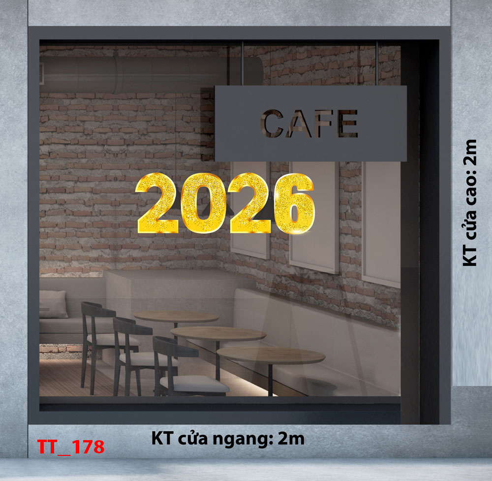 Decal dán tường Decal Tết trung thu mẫu 178