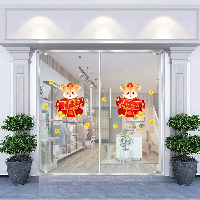 Decal dán tường Decal trang trí tết xuân 2020 số 58