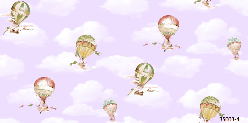 Decal dán tường Giấy dán tường hàn quốc hồng FairyTale 35003-4