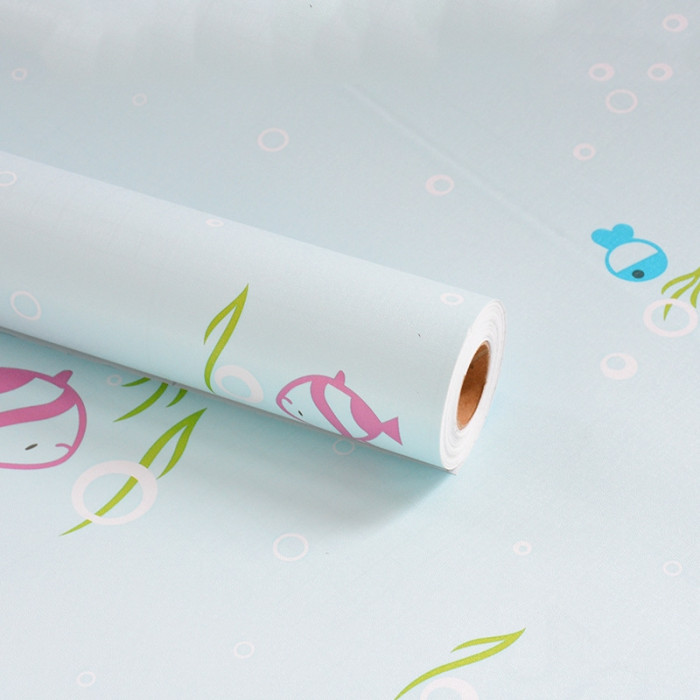 Giấy decal cuộn gach cá bơi