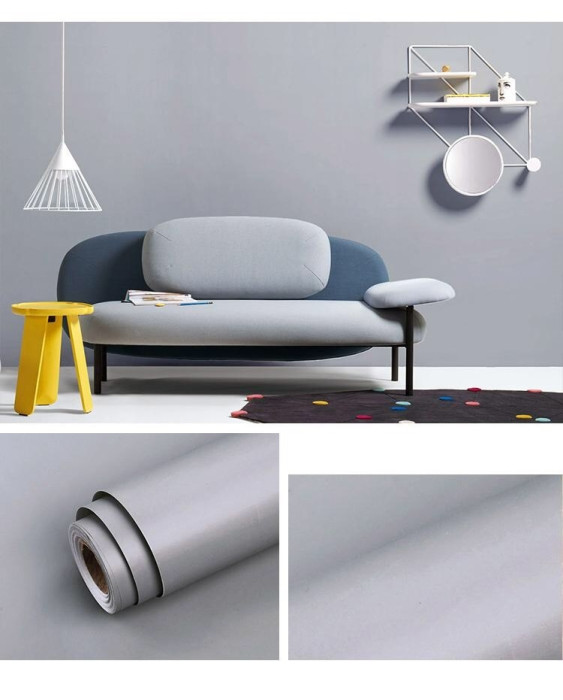 Giấy decal cuộn Xám đen