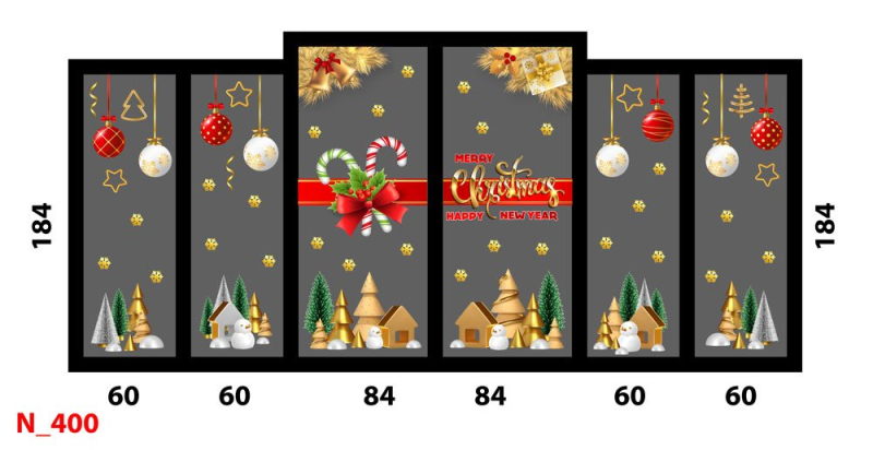 Decal dán tường Decal Noel - Noel 400
