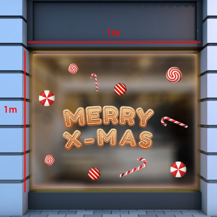 Decal dán tường Decal Noel- chúc mừng giáng sinh mới