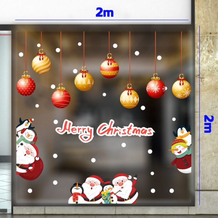 Decal dán tường Decal Noel- Noel vui vẽ