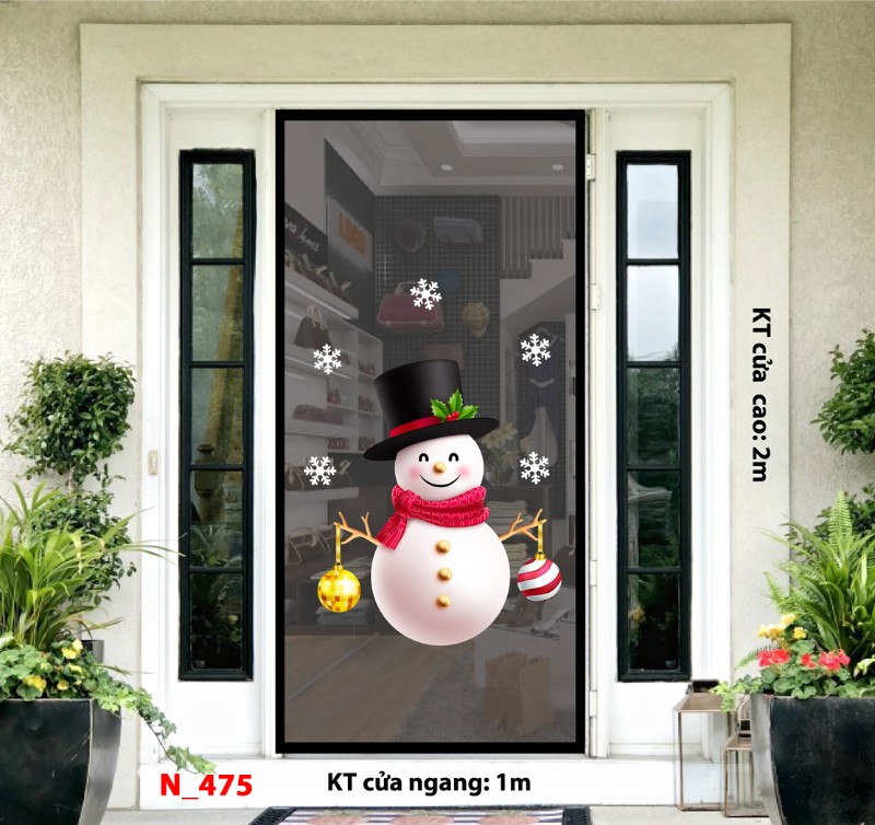 Decal dán tường Noel 475