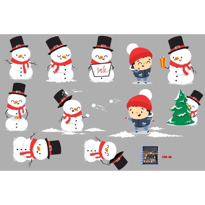 Noel-Gia đình người tuyết đón giáng sinh - 3