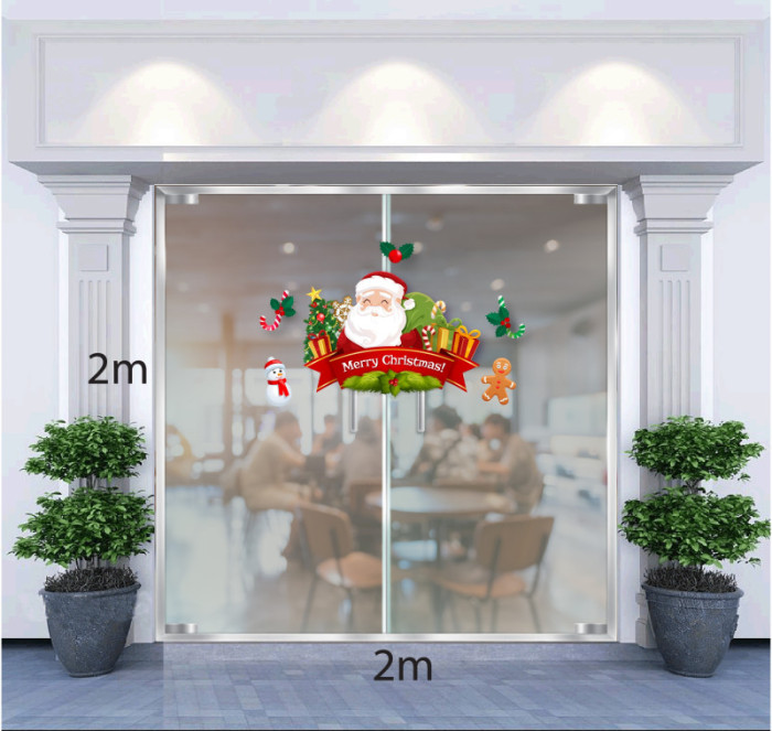 Decal dán tường Decal Trang trí giáng sinh 2020 số 25