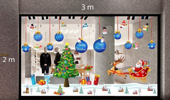 Decal dán tường Decal Trang trí Noel Combo Số 31