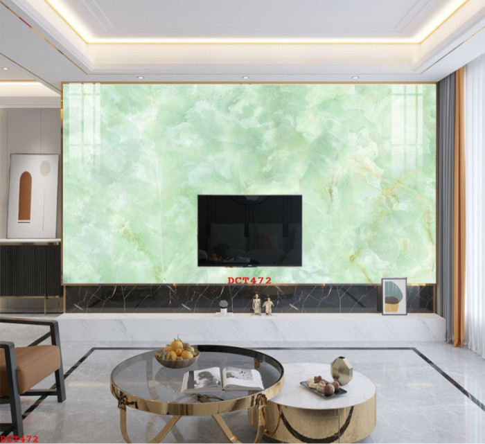 Tranh đá cẩm thạch xanh nhạt