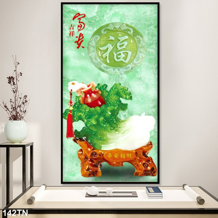 Tranh bắp cải tài lộc