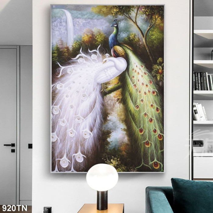 Tranh đôi công ngắm cảnh