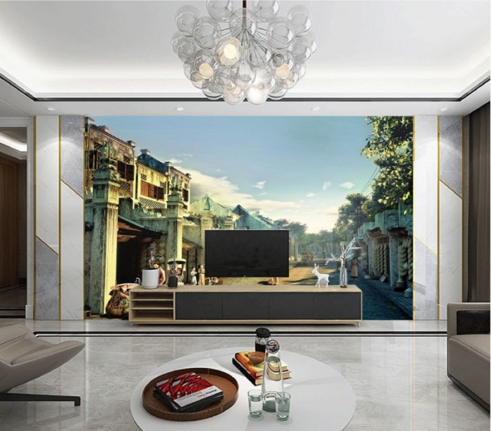 Tranh Hà Nội xưa nét đẹp đường phố cổ
