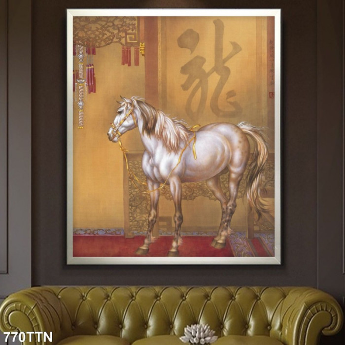 Tranh mã đáo thành công chú ngựa