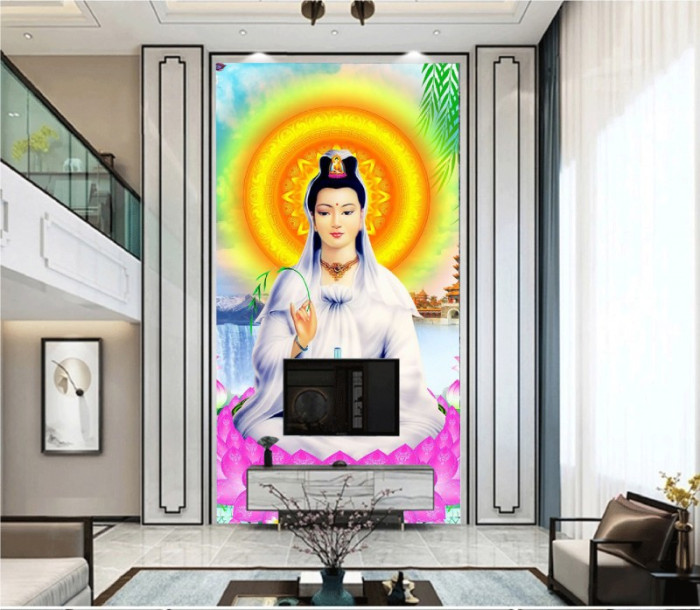 Tranh phật giáo Đức Phật Quan Âm