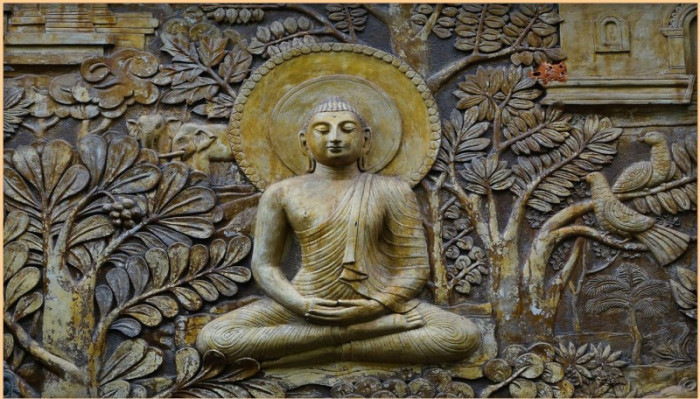 Tranh dán tường phật giáo Đức Phật Thích Ca - 1
