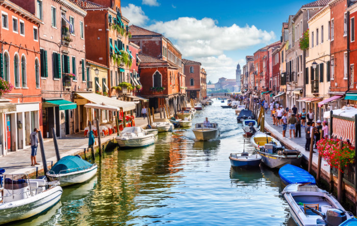 Tranh đảo murano ở Venice ,Ý