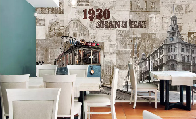 Tranh thành phố SHANG HAI 1930