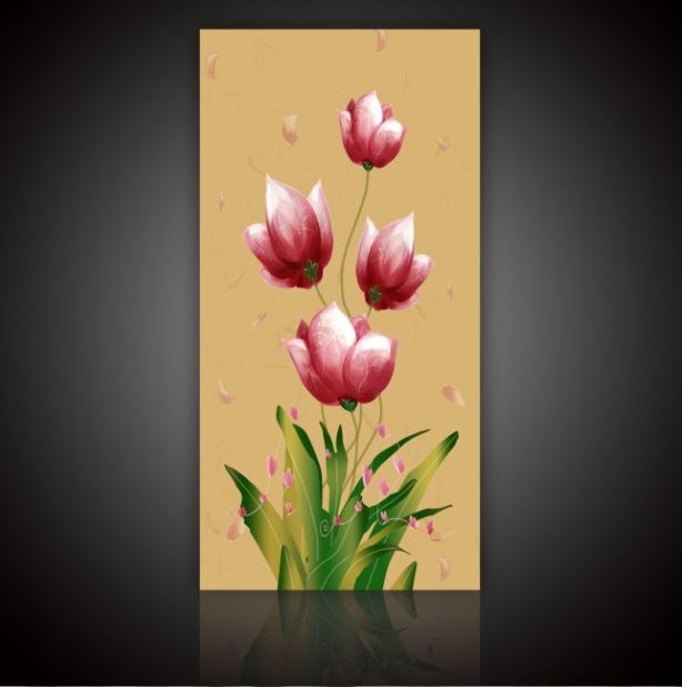 Bí quyết cách vẽ hoa tulip đơn giản cho người mới bắt đầu tập vẽ tranh hoa