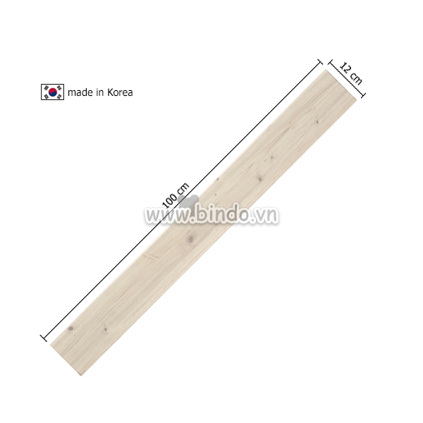Xốp giả gỗ hàn quốc chân tường Ivory (100x12)
