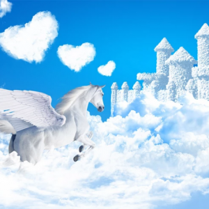 Tranh lâu đài trên mây Tranh lâu đài trên mây