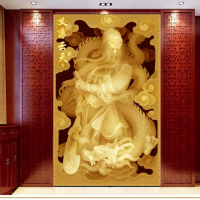 Tranh tượng đá cẩm thạch Quan Vũ