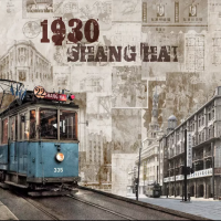 Tranh thành phố SHANG HAI 1930