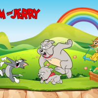 Tranh dán tường Tom and Jerry số 2