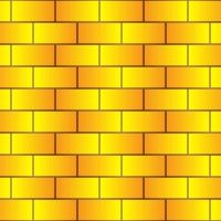 Tranh dán tường gạch vàng 3D