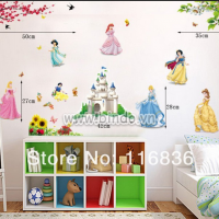 Decal dán tường 7 nàng công chúa