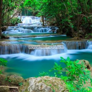 Tranh thác nước Huay Mae Kamin Kanjanaburi Thái Lan Tranh thác nước Huay Mae Kamin Kanjanaburi Thái Lan