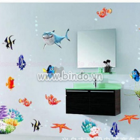 Decal dán tường Cá nemo