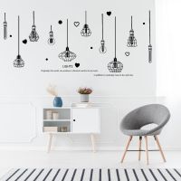 Decal dán tường Dây bóng đèn 6