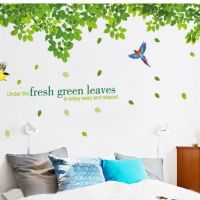 Decal dán tường Giàn cây bóng mát