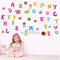 Decal dán tường Bảng chữ cái 4