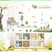 Decal dán tường Công viên âm nhạc