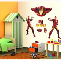 Decal dán tường IRON MAN
