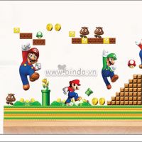 Decal dán tường Mario 5