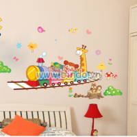 Decal dán tường Tàu lửa