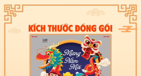 Decal tết 2024 Bé vui xuân giáp thìn mừng năm mới