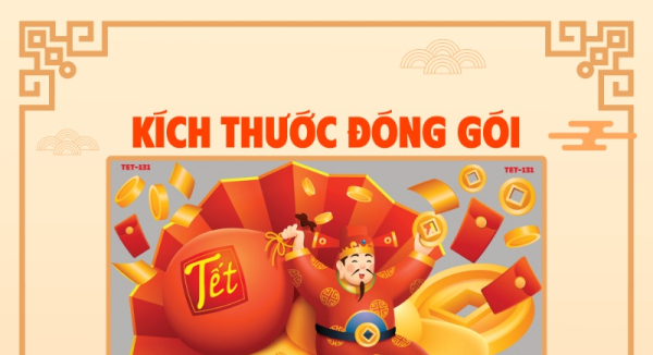 Decal tết thần tài đón xuân