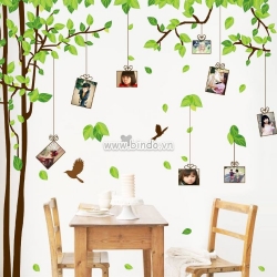 Decal dán tường Cây photo 2