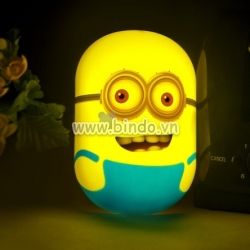 Decal dán tường Đèn ngủ Minions