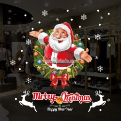 Decal dán tường Noel 31