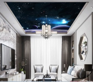 Tranh dán trần bầu trời đầy  sao Tranh dán trần bầu trời đầy  sao